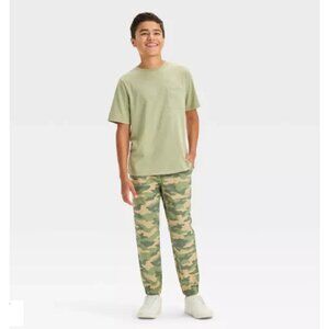 Art Class Boys' 14 Camo Ripstop Pull-On Jogger Pants Drawstring Elastic Waist